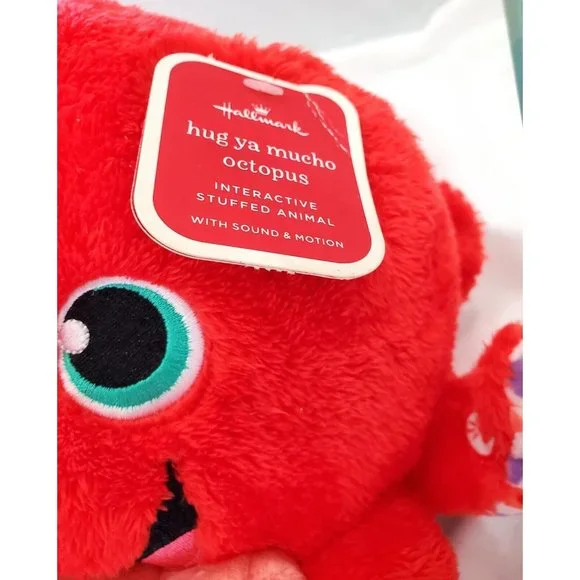 Hallmark plush OMAR OCTOPUS sings bilingual Despacito with Muchos Hugs BOOK - Picture 4 of 8